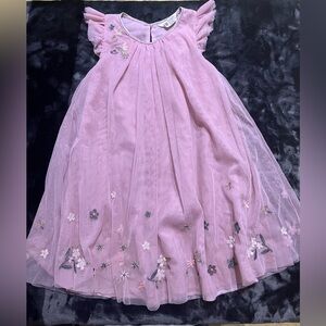 H&M Kids Dress with Floral Embroidery